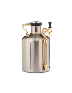 GrowlerWerks UKeg™ 128 Acier Inoxydable - 3,8 L -Brassage Soldes growlerwerks ukeg 128 acier inoxydable 38 l 3
