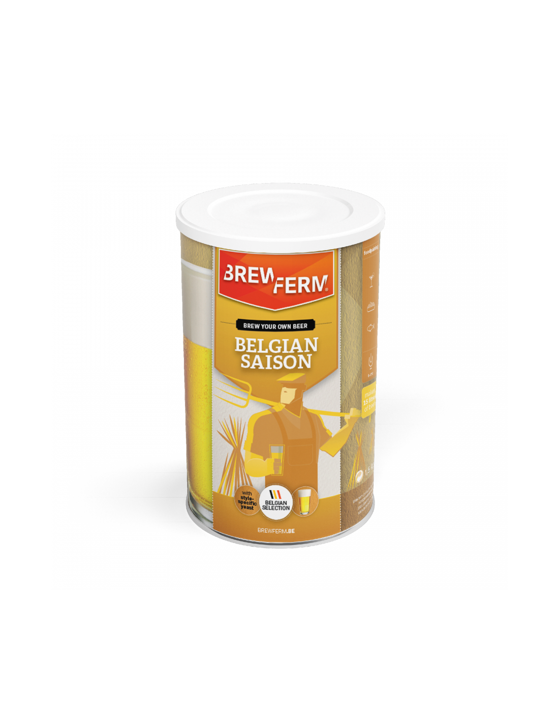 Kit à Bière BREWFERM Belgian Saison 15l 3 Kit à Bière BREWFERM Belgian Saison 15l