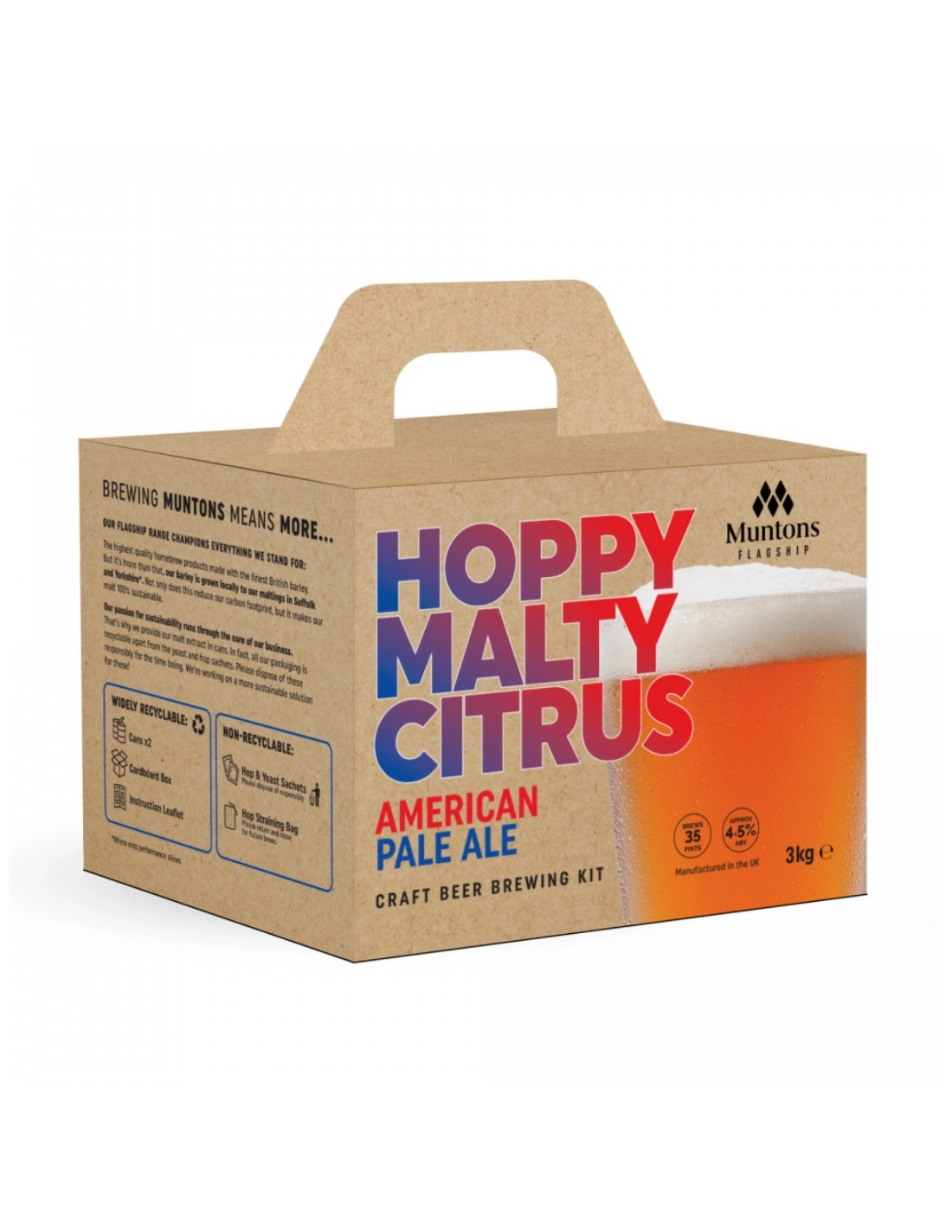 Kit De Bière Muntons Flagship American Pale Ale 3 Kg 3 Kit De Bière Muntons Flagship American Pale Ale 3 Kg