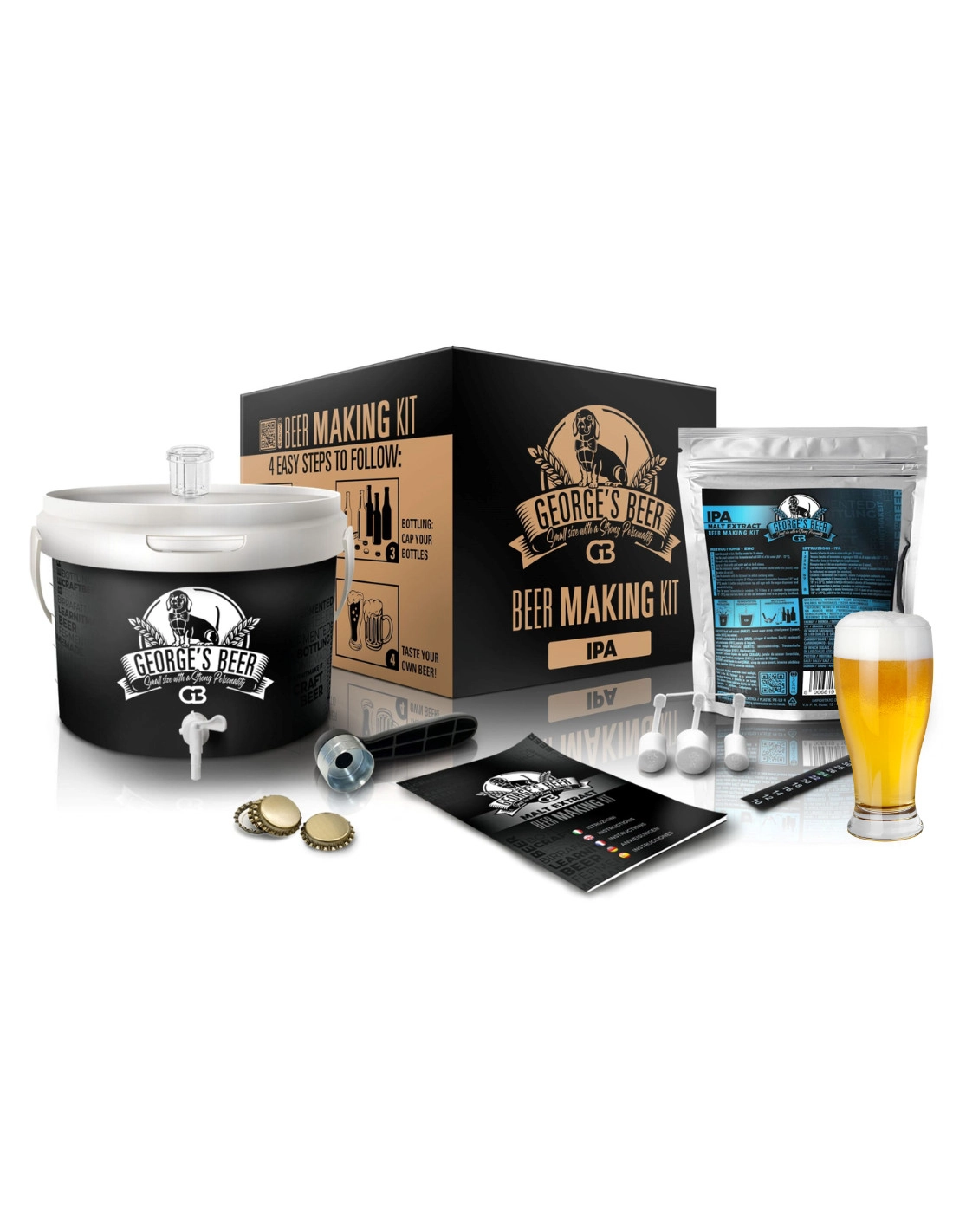 Kit De Brassage Débutant 5 Litres - IPA 3 Kit De Brassage Débutant 5 Litres - IPA