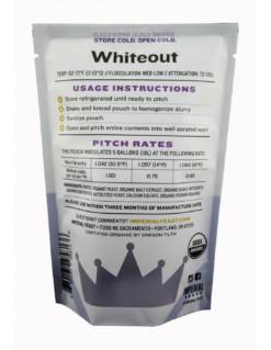 Levure Whiteout B44 - Imperial Yeast -Brassage Soldes levure whiteout b44 imperial yeast 1