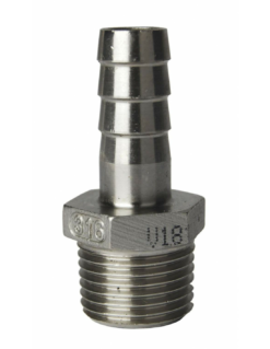 Porte Tuyau Inox 1/2 M / 13mm