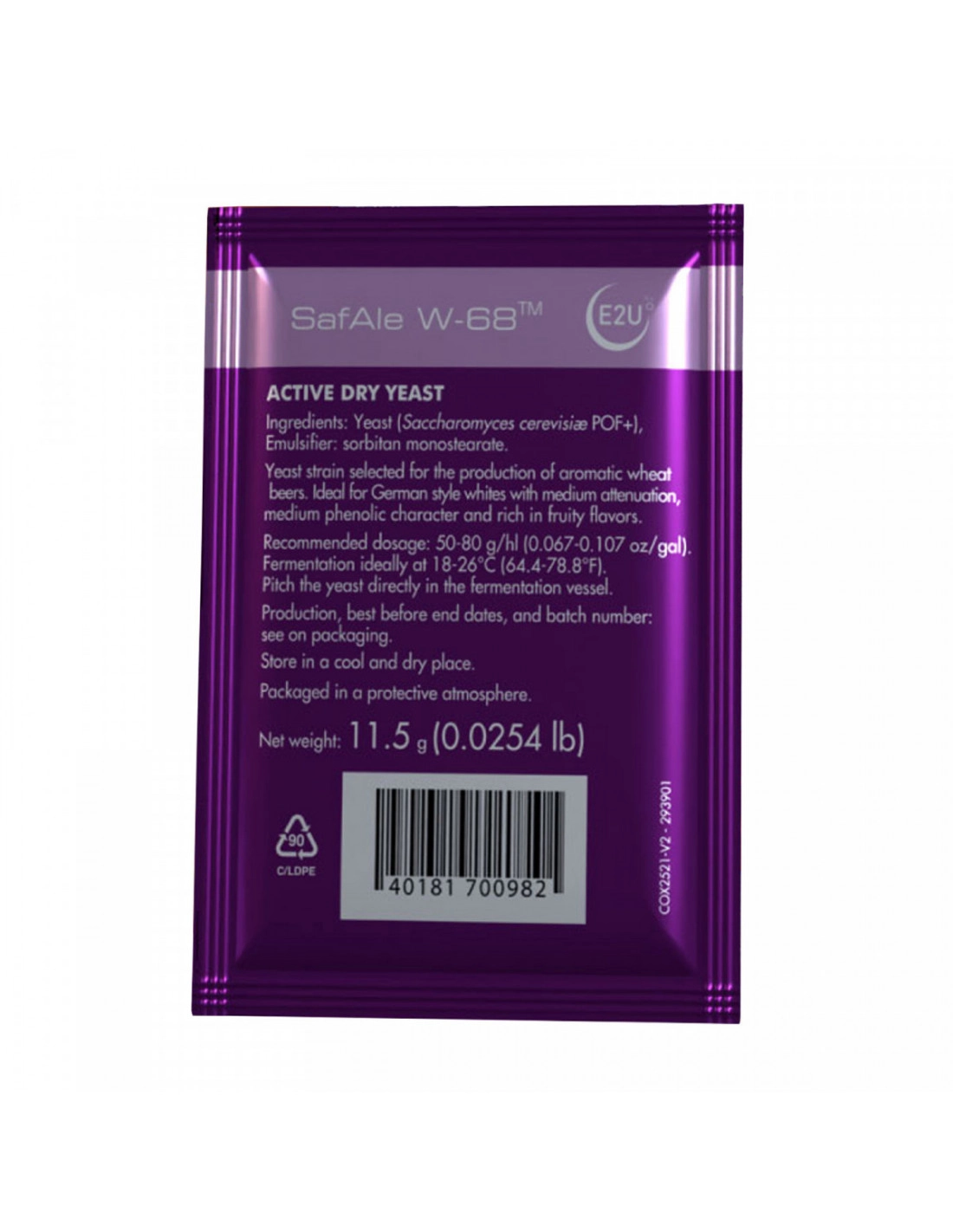SafAle™ W-68 - 11.5 Gr 4 SafAle™ W-68 - 11.5 Gr – Image 2