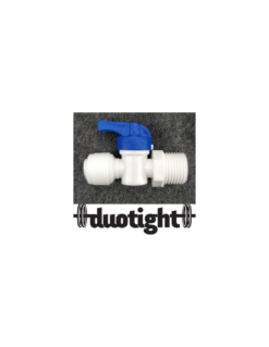 Vanne à Boisseau Sphérique Duotight 9,5 Mm. (3/8″) X 1/2″ Mâle