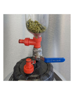 Vanne à Boisseau Sphérique Femelle - Dispositif De Houblonnage à Sec Pour FermZilla 9 Vanne à Boisseau Sphérique Femelle - Dispositif De Houblonnage à Sec Pour FermZilla -Brassage Soldes vanne a boisseau spherique femelle dispositif de houblonnage a sec pour fermzilla 2