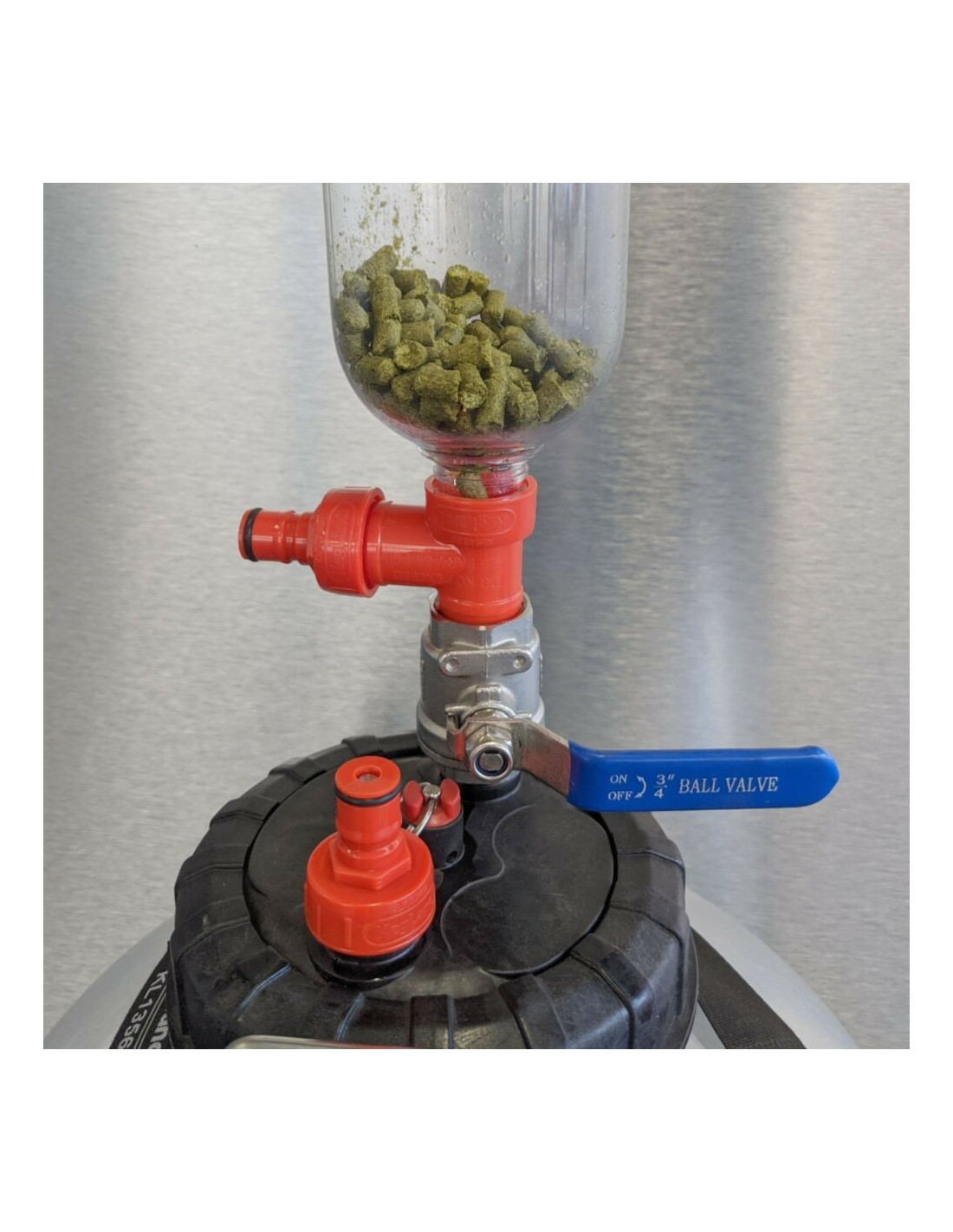 Vanne à Boisseau Sphérique Femelle - Dispositif De Houblonnage à Sec Pour FermZilla 5 Vanne à Boisseau Sphérique Femelle - Dispositif De Houblonnage à Sec Pour FermZilla – Image 3